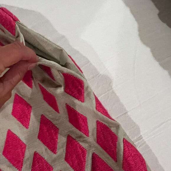 Boden Pink Diamond A-Line Skirt with Pockets - Picture 5 of 8